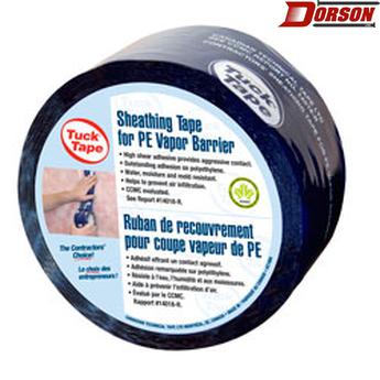 DORSON Tuck®Tape Contractors' Sheathing Tape for PE vapor barrier blue
