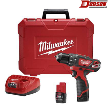 MILWAUKEE M12™ 3/8” Hammer Drill/Driver Kit