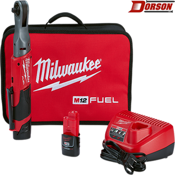 MILWAUKEE M12 FUEL™ 3/8" Ratchet 2 Battery Kit