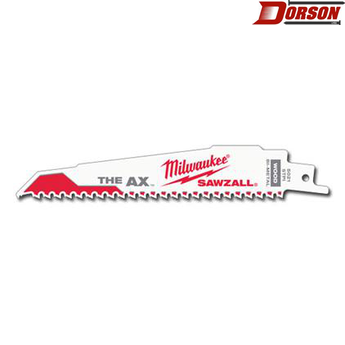 MILWAUKEE 6" 5 TPI The Ax™ Sawzall®  Blade (5 Pk)