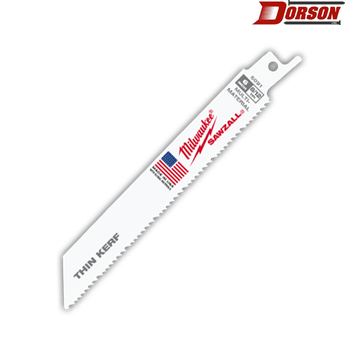 MILWAUKEE 6" 8/12 TPI Sawzall® Blades (5 Pk)