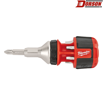 MILWAUKEE Compact 8IN1 Ratchet Multi Bit Driver