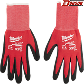 MILWAUKEE Cut Level 1 Dipped Gloves