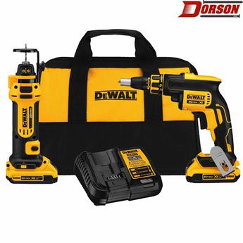 DEWALT 20V MAX* Brushless Drywall Screwgun & Cut-Out Tool Combo Kit (2.0ah)