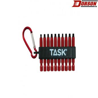 TASK 10pc #2 Robertson® Carabiner Clip - Bulk